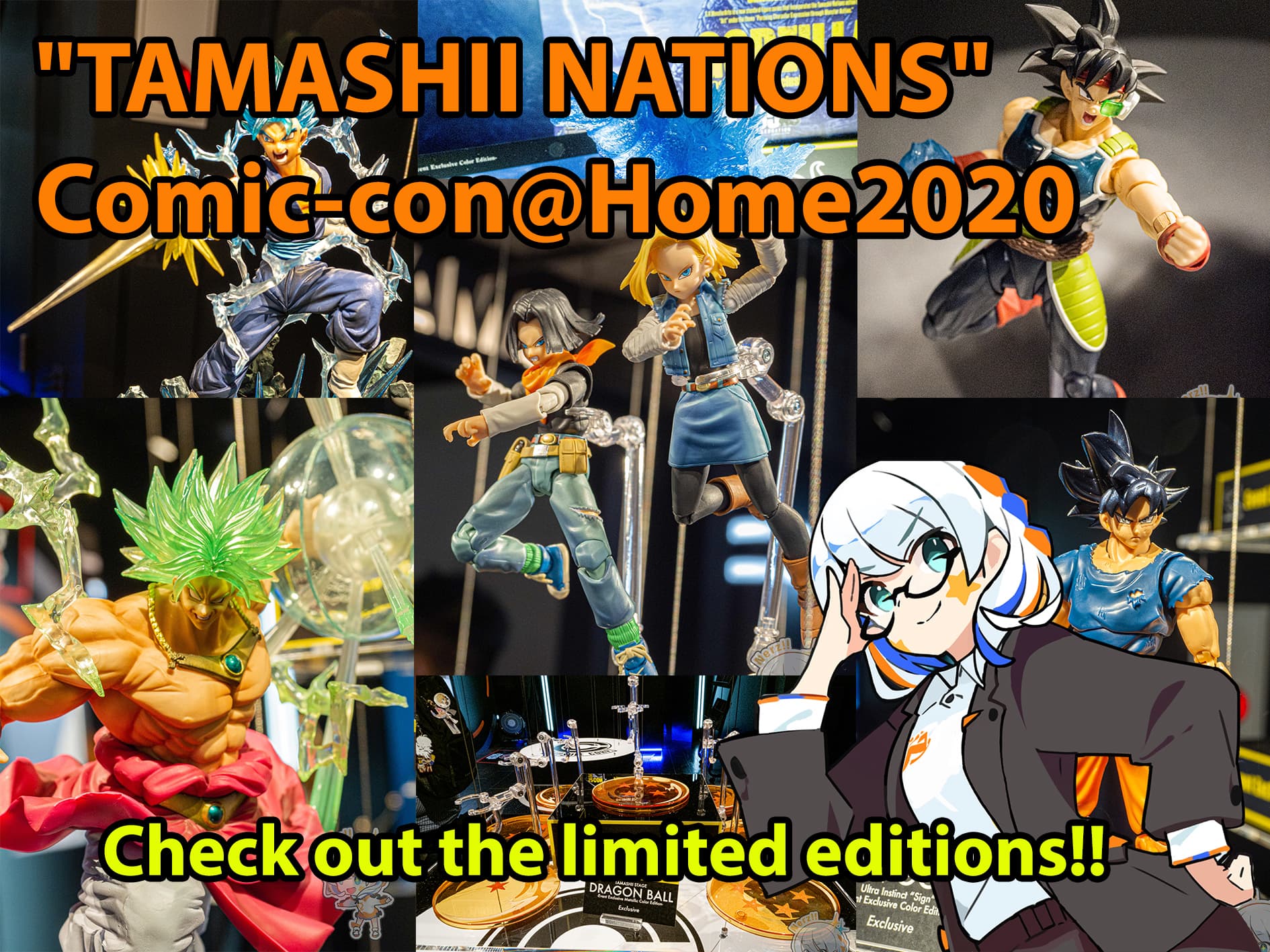 Online VR event from “TAMASHII NATIONS” for upcoming Comic-con@Home2020
