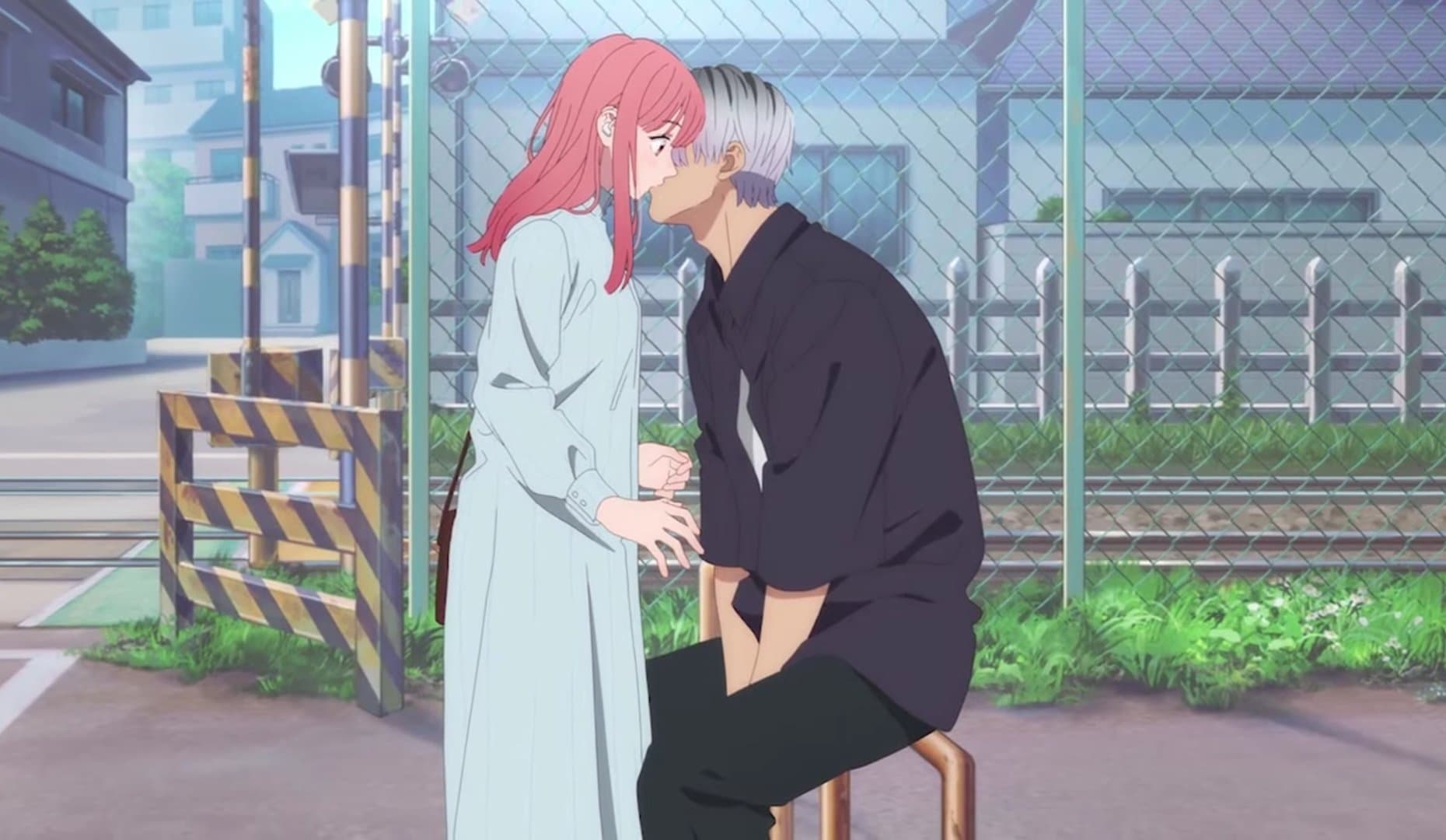 Which Volume and Chapter Feature the Kiss Scene Between Yuki and Itsuomi in “A Sign of Affection”?