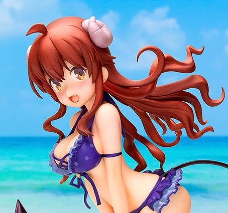 From "The Demon Girl Next Door" Comes A Figure Of "Shadow Mistress Yuko" In A Swimsuit!